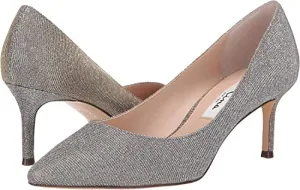 NINA Womens Nina60-yy Pointed Toe Classic Pumps, Grey, Size 11.0