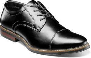 Nunn Bush Men's Carmelo Cap Toe Oxford Classic Modern Formal Lace Up Dress Casual Shoes