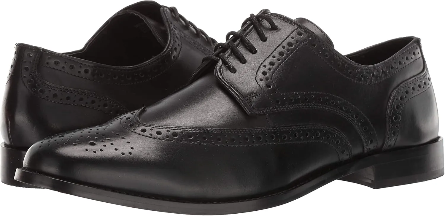 Nunn Bush Men's Nelson Wing Tip Oxford Dress Casual Lace-Up