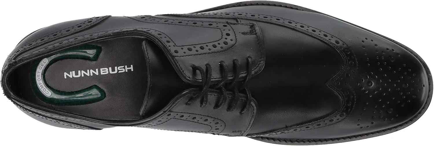 Nunn Bush Men's Nelson Wing Tip Oxford Dress Casual Lace-Up