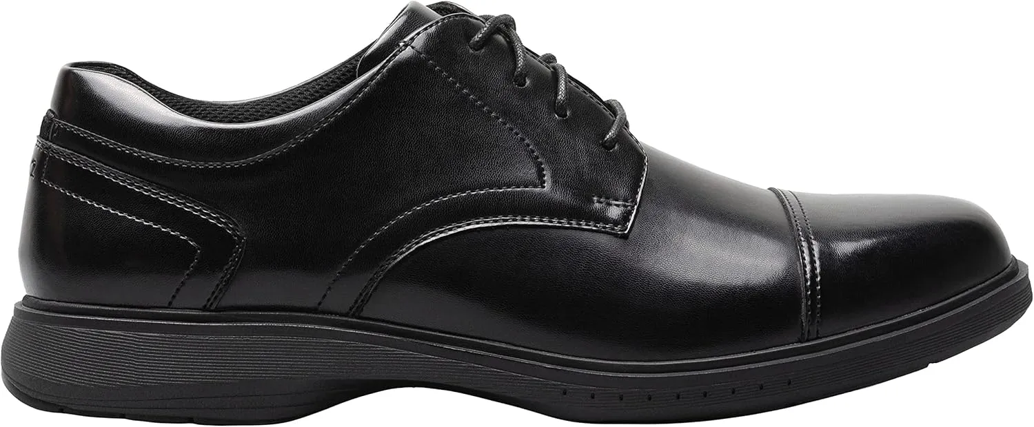 Nunn Bush Men's Pro Cap Toe Oxford with Kore Slip Resistant Comfort Technology