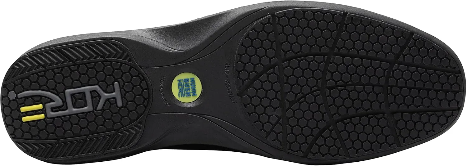 Nunn Bush Men's Pro Cap Toe Oxford with Kore Slip Resistant Comfort Technology