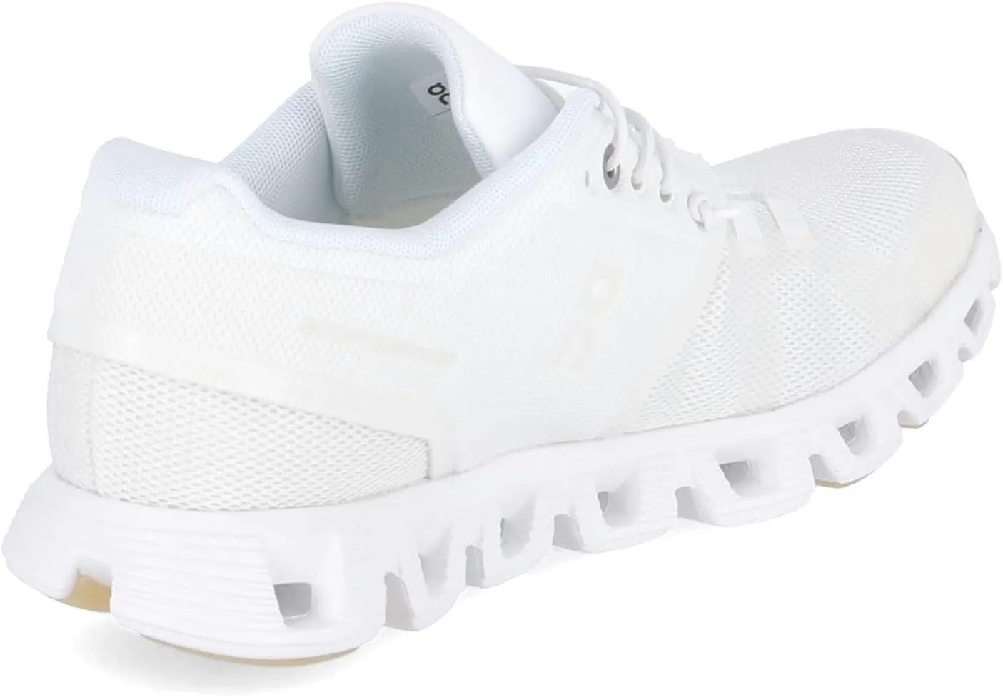 On Running Cloud 5 Women's Athletic Shoes, Undyed White, Gum Sole