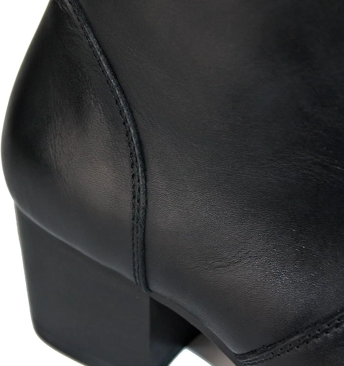 OSSTONE Dress Boot for Men Leather Chukka Designer Boots Casual Heel Shoes Zipper-up OS-JY002-US