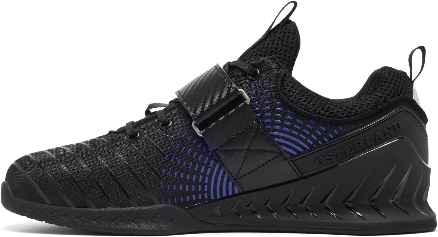 Osterland Weightlifting Shoes: High-Performance Footwear for Gym and Powerlifting, Specifically Designed for Heavy Lifting, Deadlifting, Weight Training, and Squat Exercises for Both Men and Women