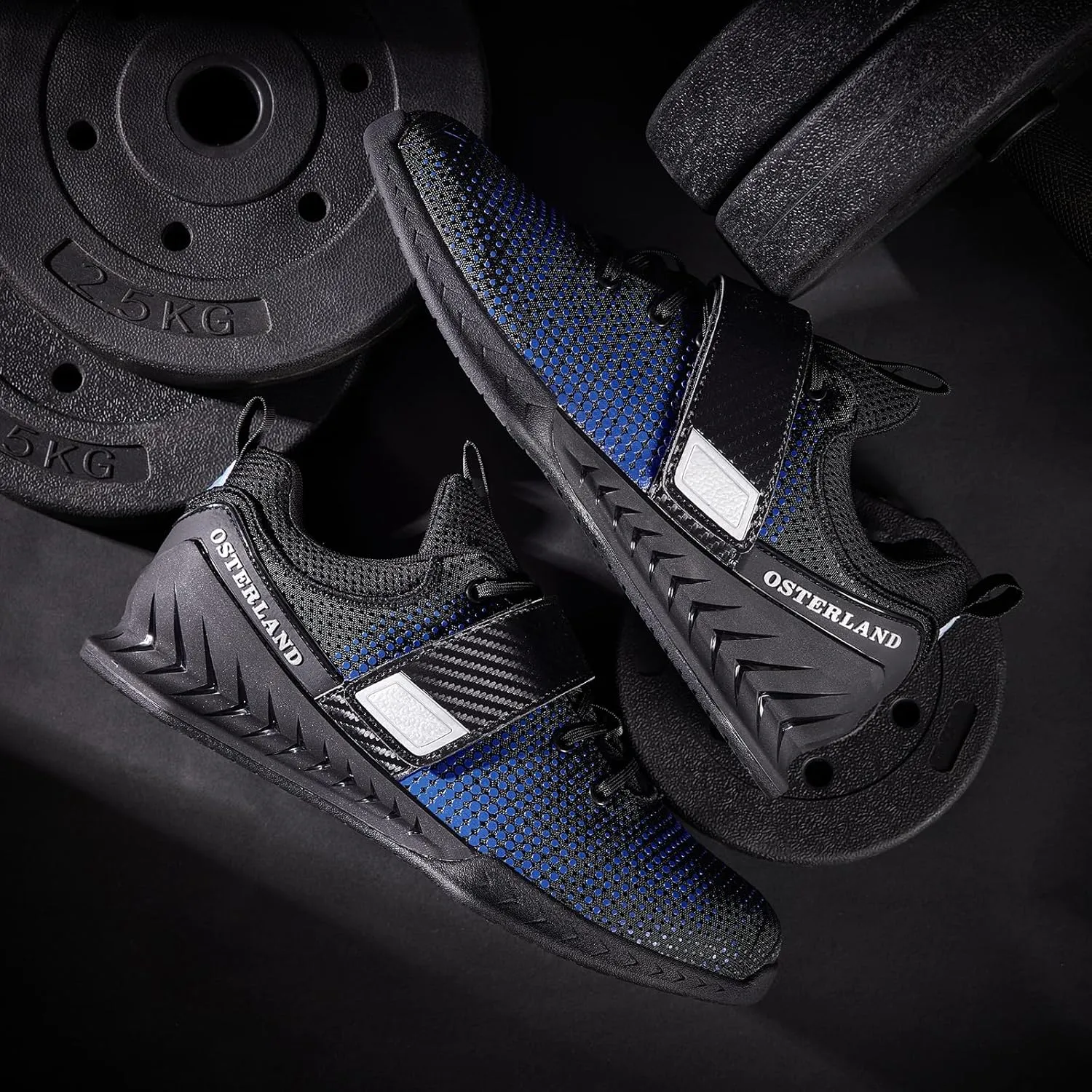Osterland Weightlifting Shoes: High-Performance Footwear for Gym and Powerlifting, Specifically Designed for Heavy Lifting, Deadlifting, Weight Training, and Squat Exercises for Both Men and Women