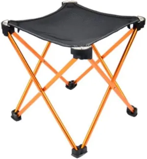Outdoor Chair Folding Camping Chair Aluminum Alloy Ultralight Fishing Chair Foldable Portable Durable Camping Chair For Hiking Travel Outdoor Tools Camping Chair Foldable Chair ( Color : Orange )