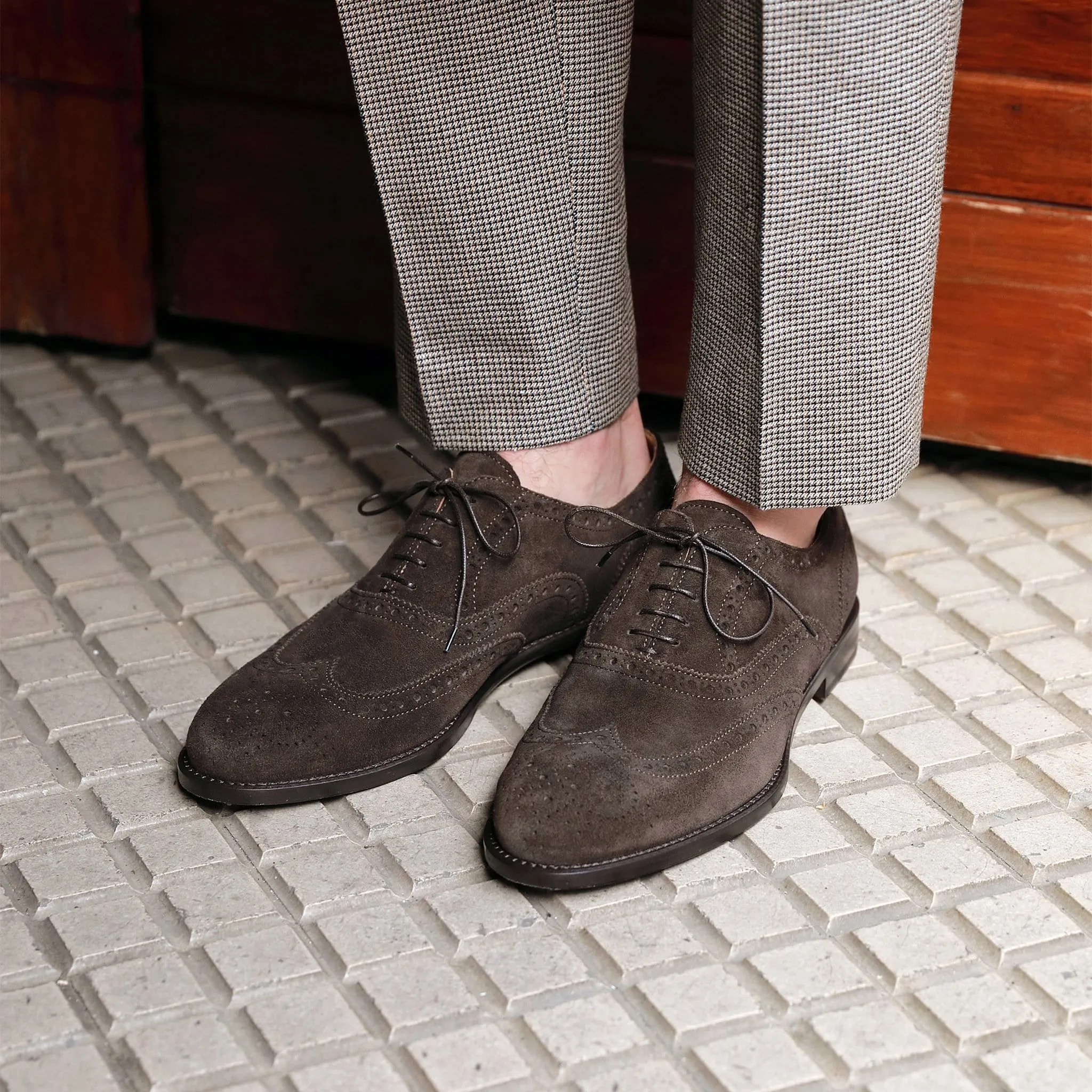 Oxford Full Brogue in Suede