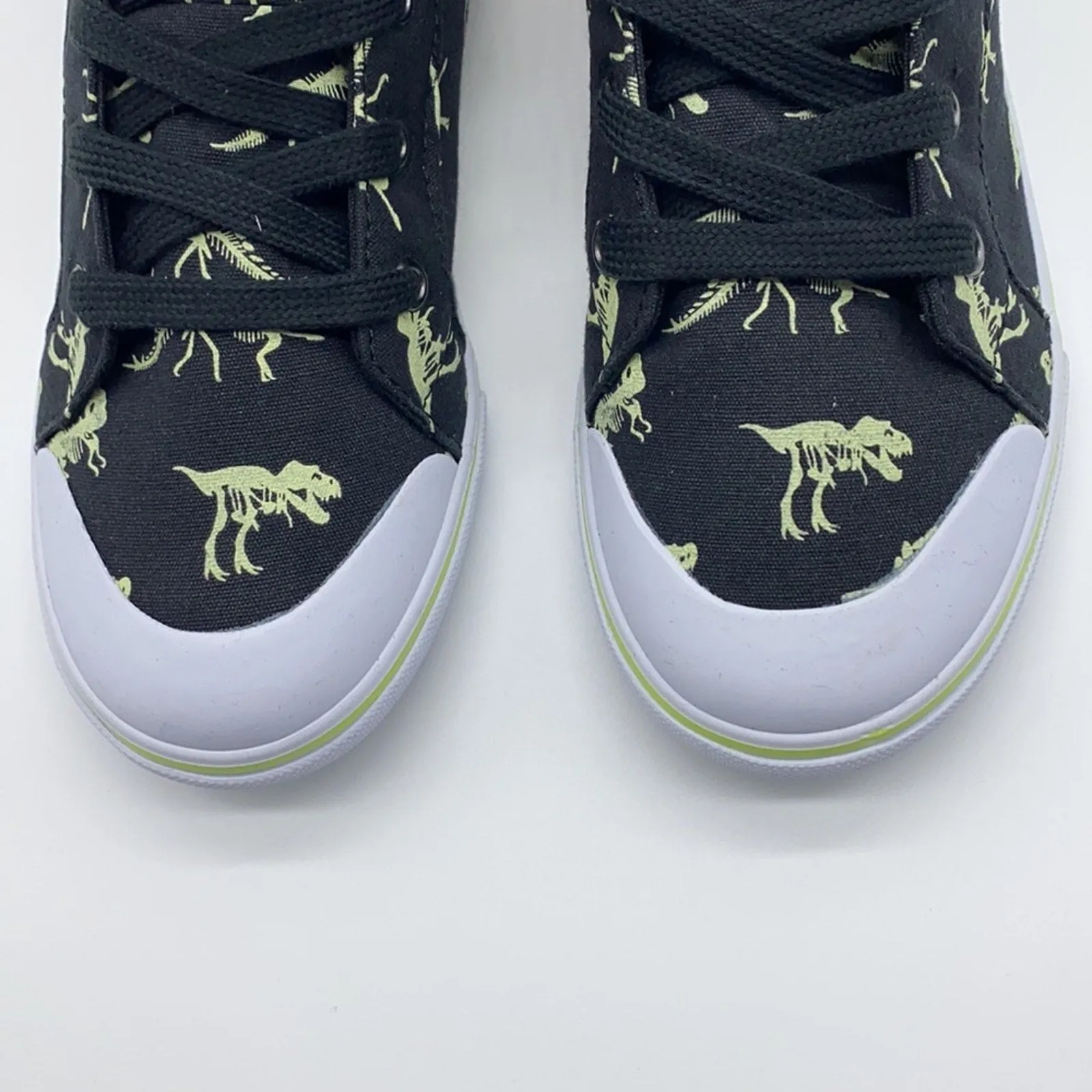 PanacheProse Gymboree Glow In The Dark Dinosaur HiTop Sneakers Size 4