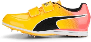 PUMA Women's Evospeed Triple Jump Sneaker, Sun Stream-Sunset Glow Black, 14