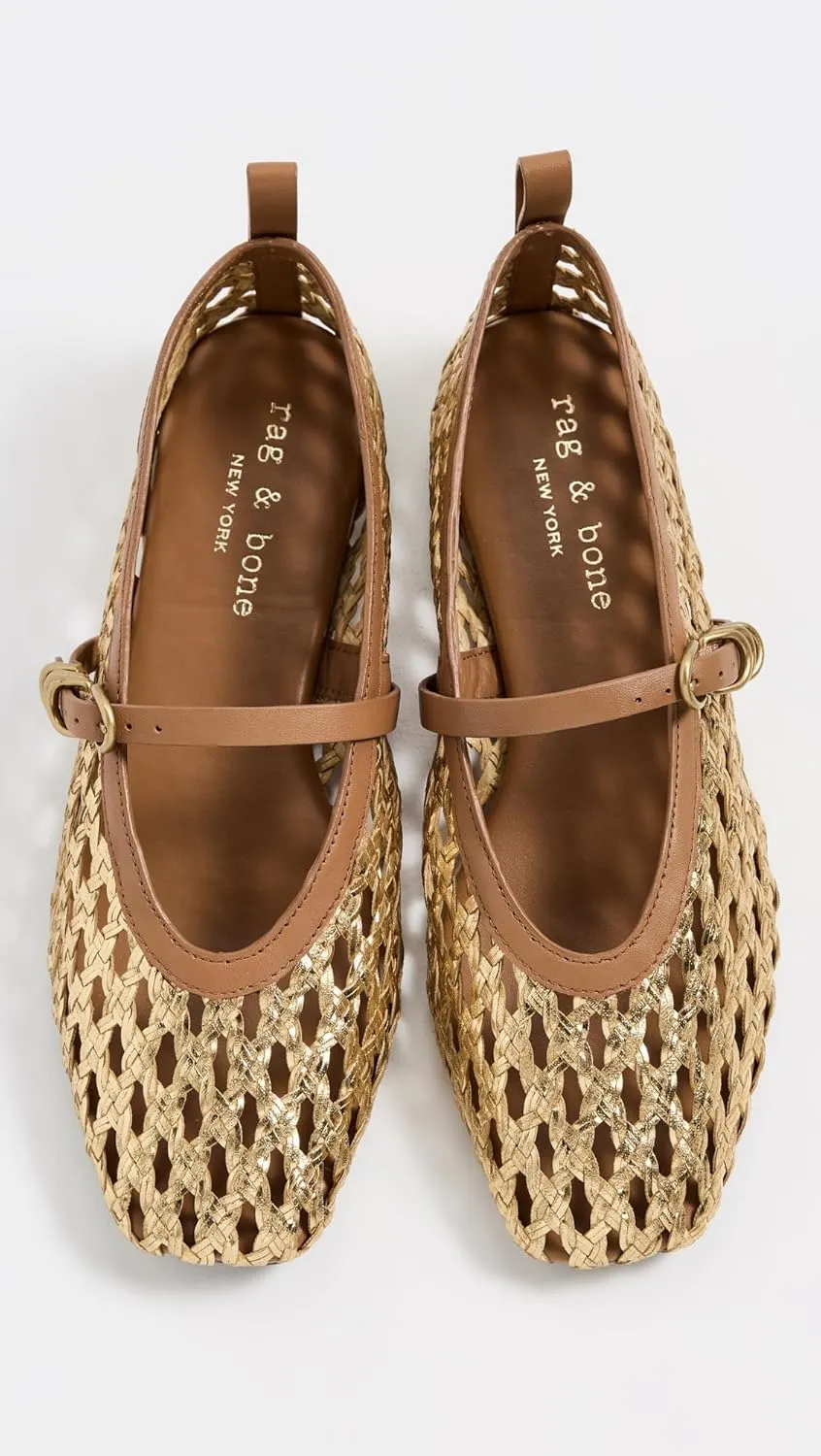 rag & bone Women's Spire Mary Jane Flats