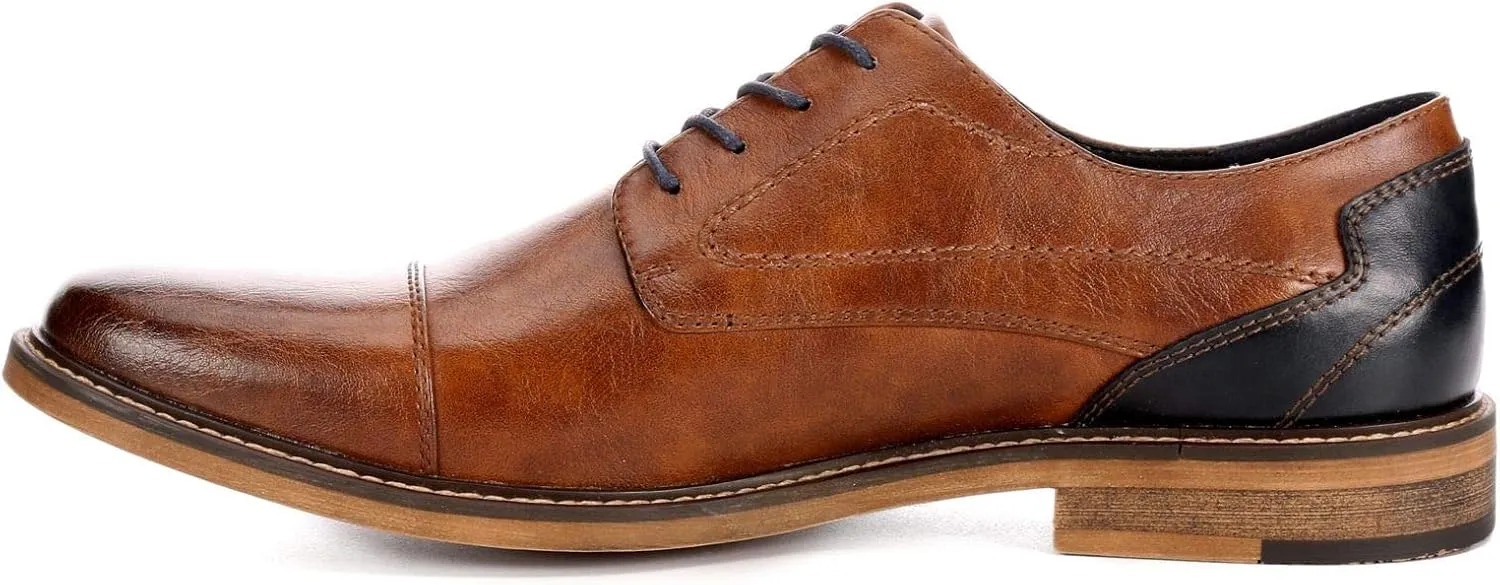 Restoration Lowry - Men's Two Toned Cap Toe Oxford Dress Shoes