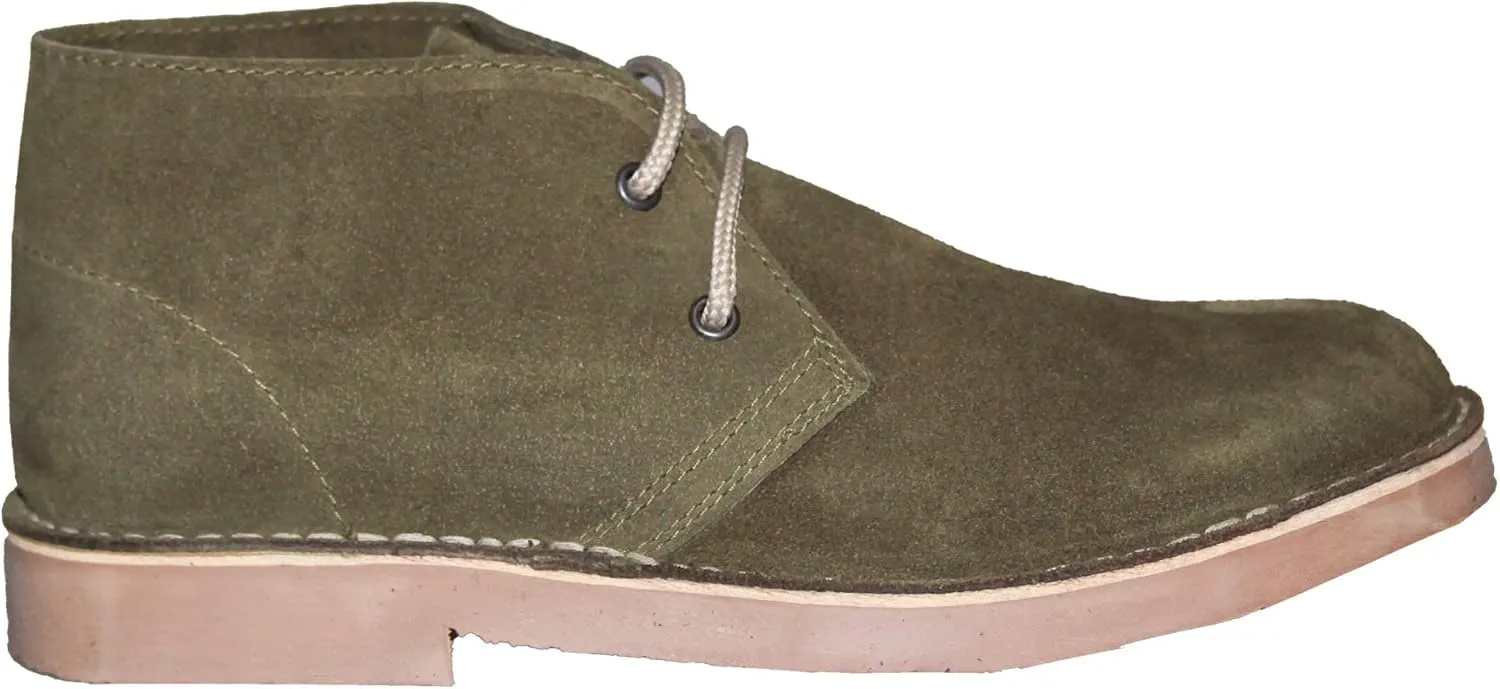 Roamers Mens Real Suede Unlined Desert Boots