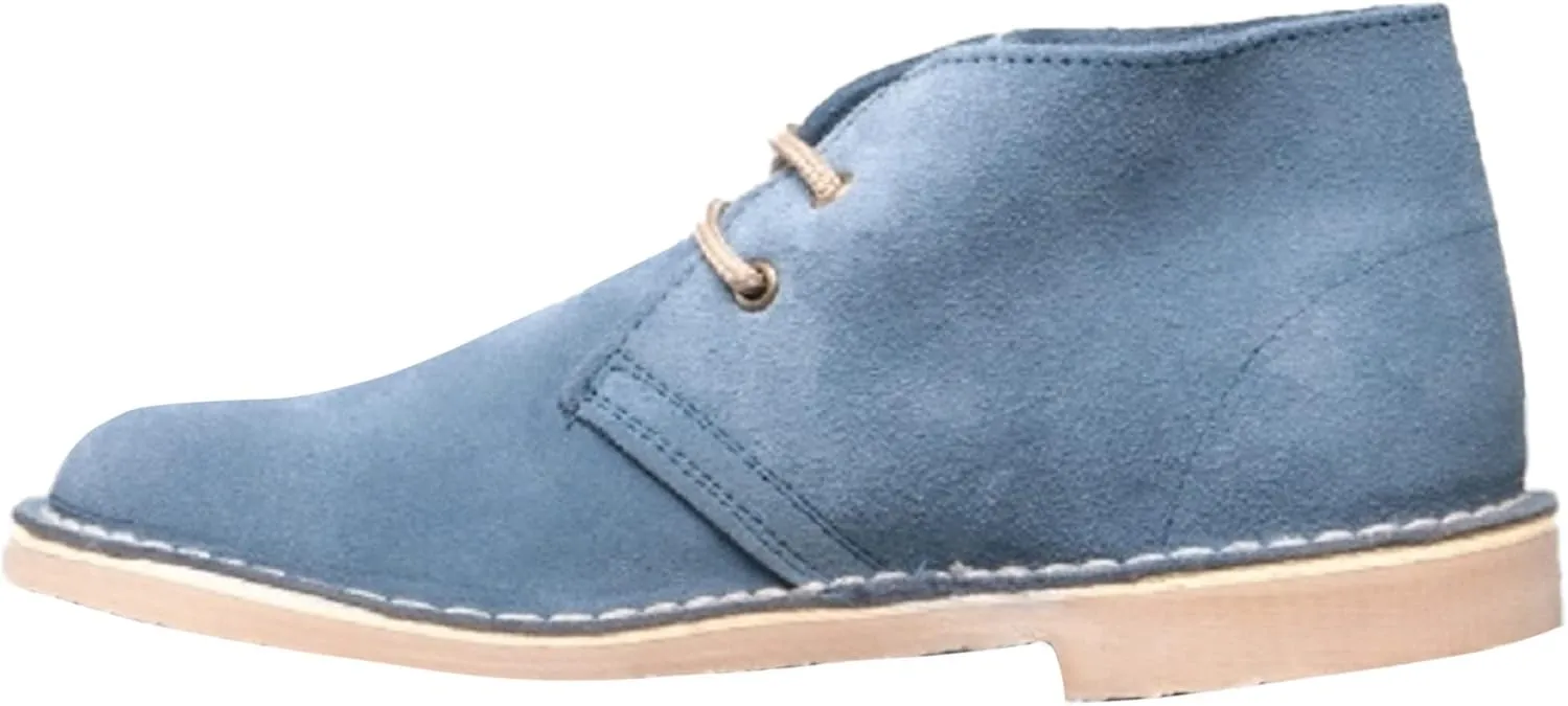 Roamers Womens/Ladies Real Suede Unlined Desert Boots