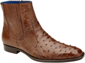 Roger Genuine Ostrich Side Zipper Boots