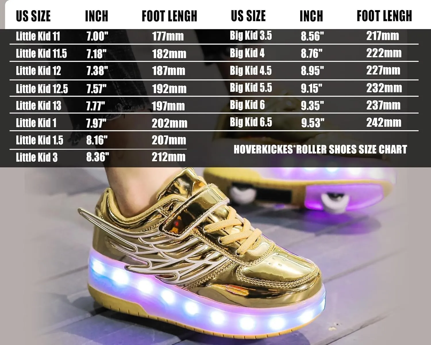 Rolling Skate Shoes for Boys Girls Roller Sneaker with Wheels Fashion Footwear Skate Wheeled Shoe for Kids Christmas Birthday Children Show Gift