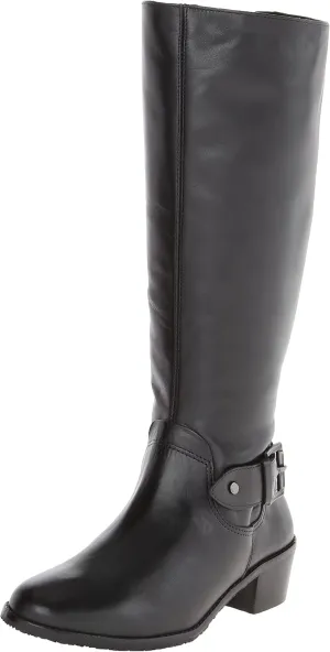 Rose Petals Women's Chelsea Regular Calf, Black, 7 M US