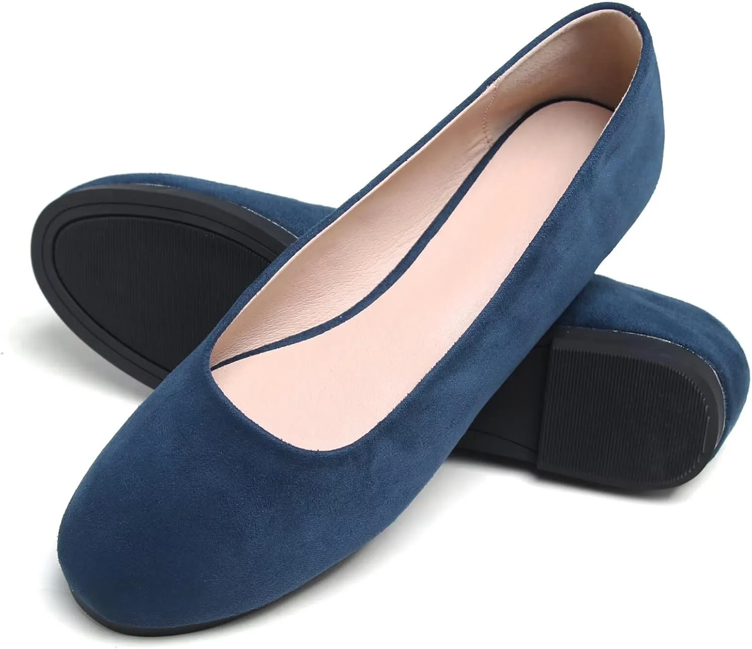 SAILING LU Pointy Toe Shoes Women Ballet Flats Comfort Solid Flat Shoes for Women Work Slip On Moccasins