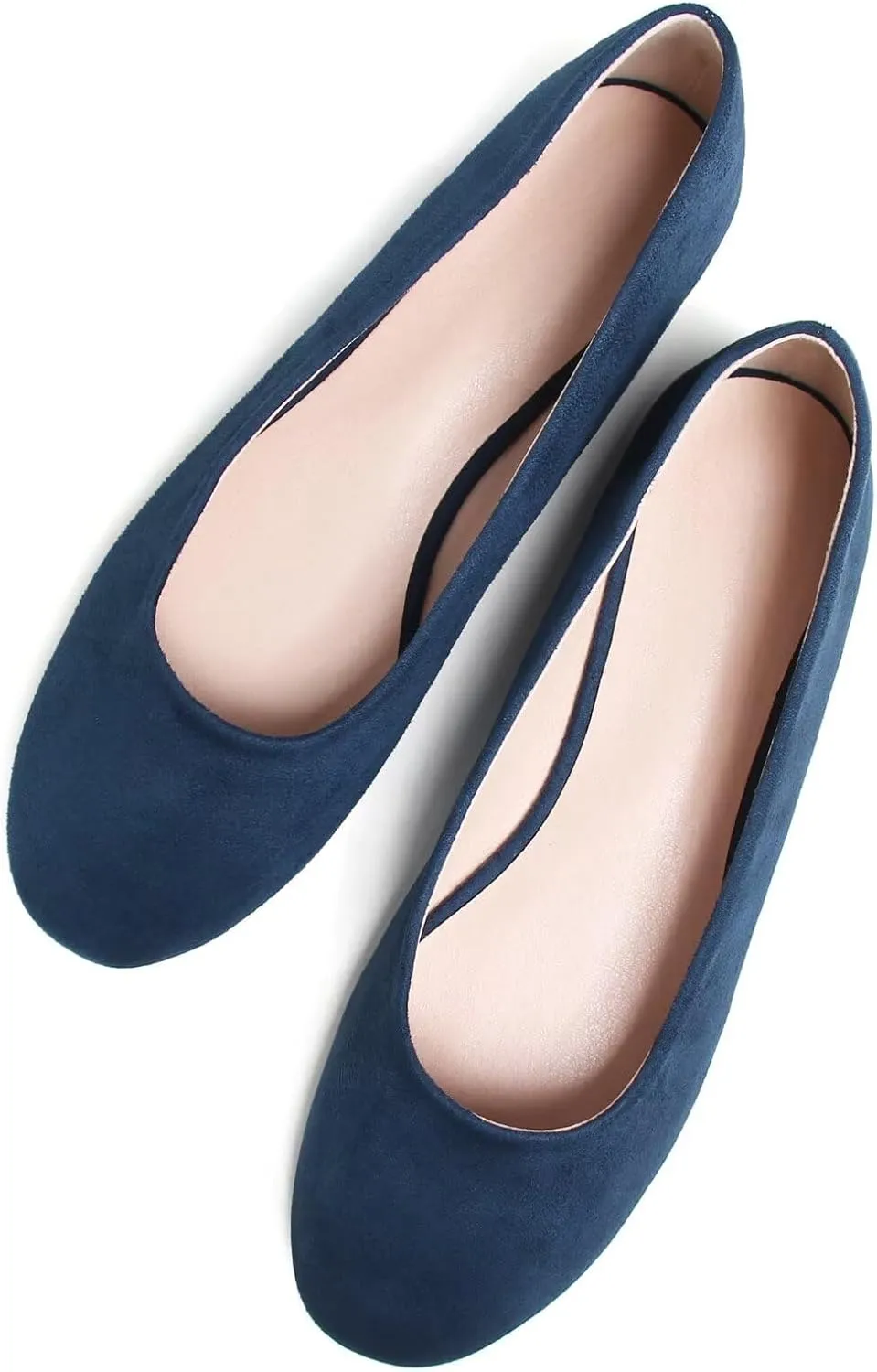 SAILING LU Pointy Toe Shoes Women Ballet Flats Comfort Solid Flat Shoes for Women Work Slip On Moccasins