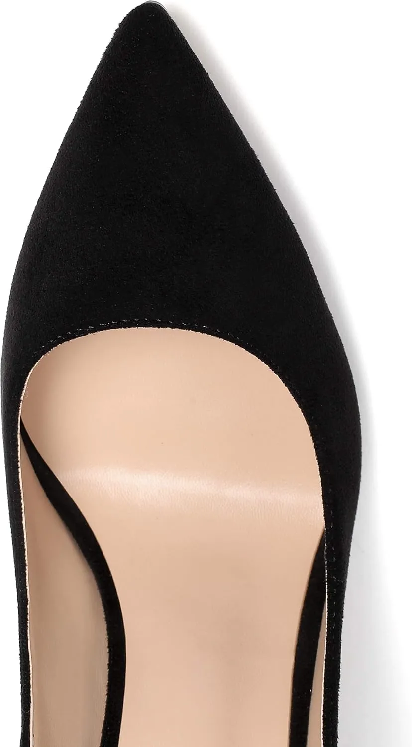 SAMMITOP Women's Classic Fashion Stiletto Pointed Toe 10CM High Heel Dress Pump Shoes