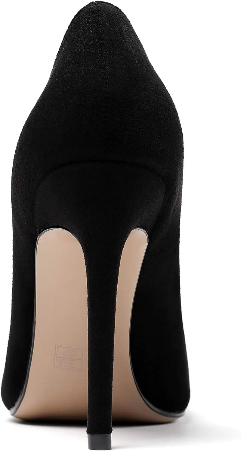 SAMMITOP Women's Classic Fashion Stiletto Pointed Toe 10CM High Heel Dress Pump Shoes