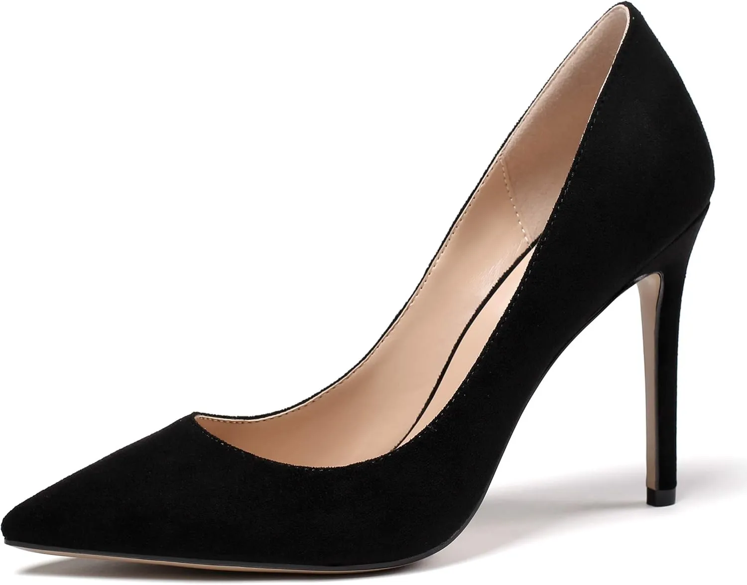 SAMMITOP Women's Classic Fashion Stiletto Pointed Toe 10CM High Heel Dress Pump Shoes