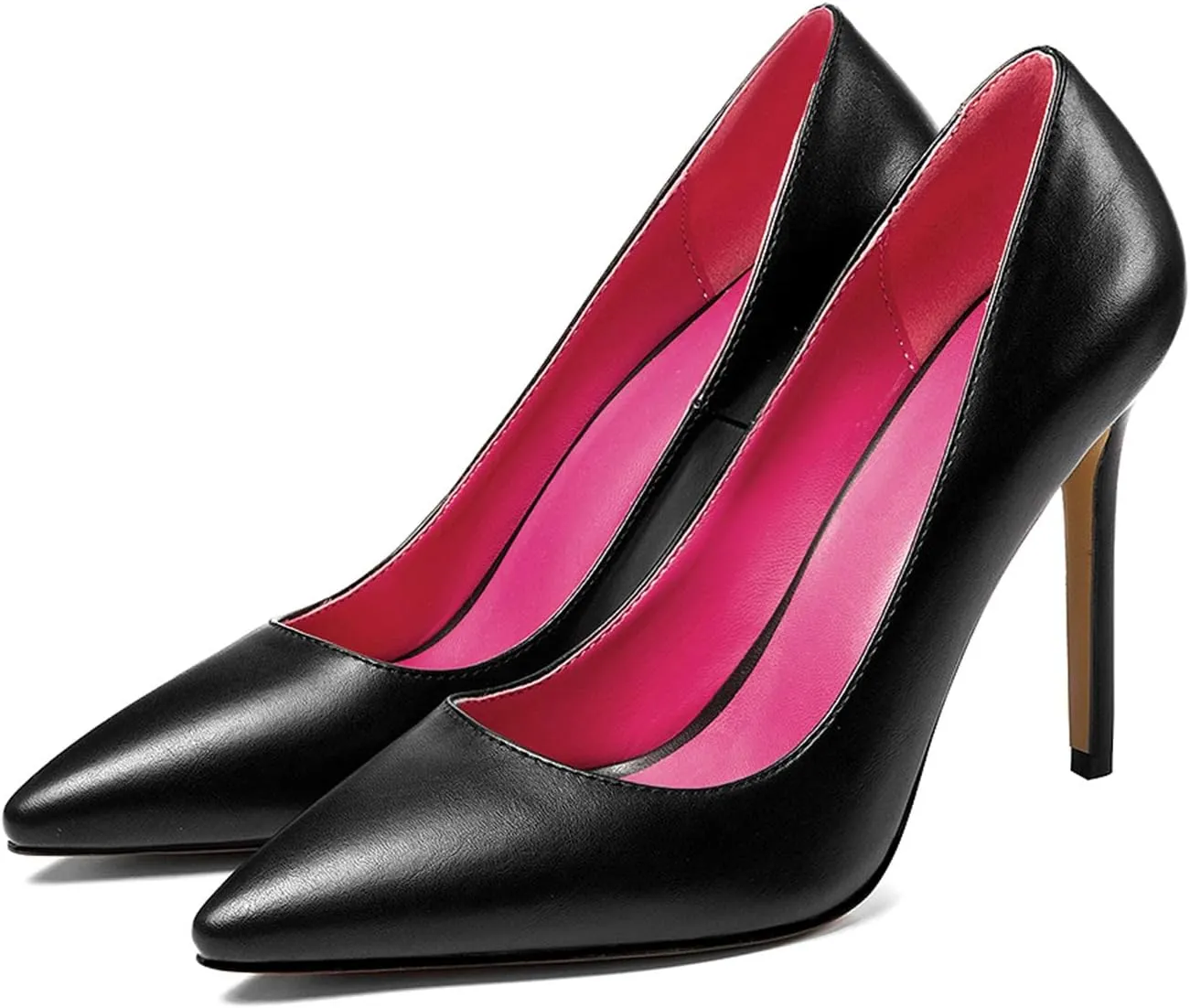 SAMMITOP Women's Classic Pointed Toe Stiletto High Heel Dress Pumps