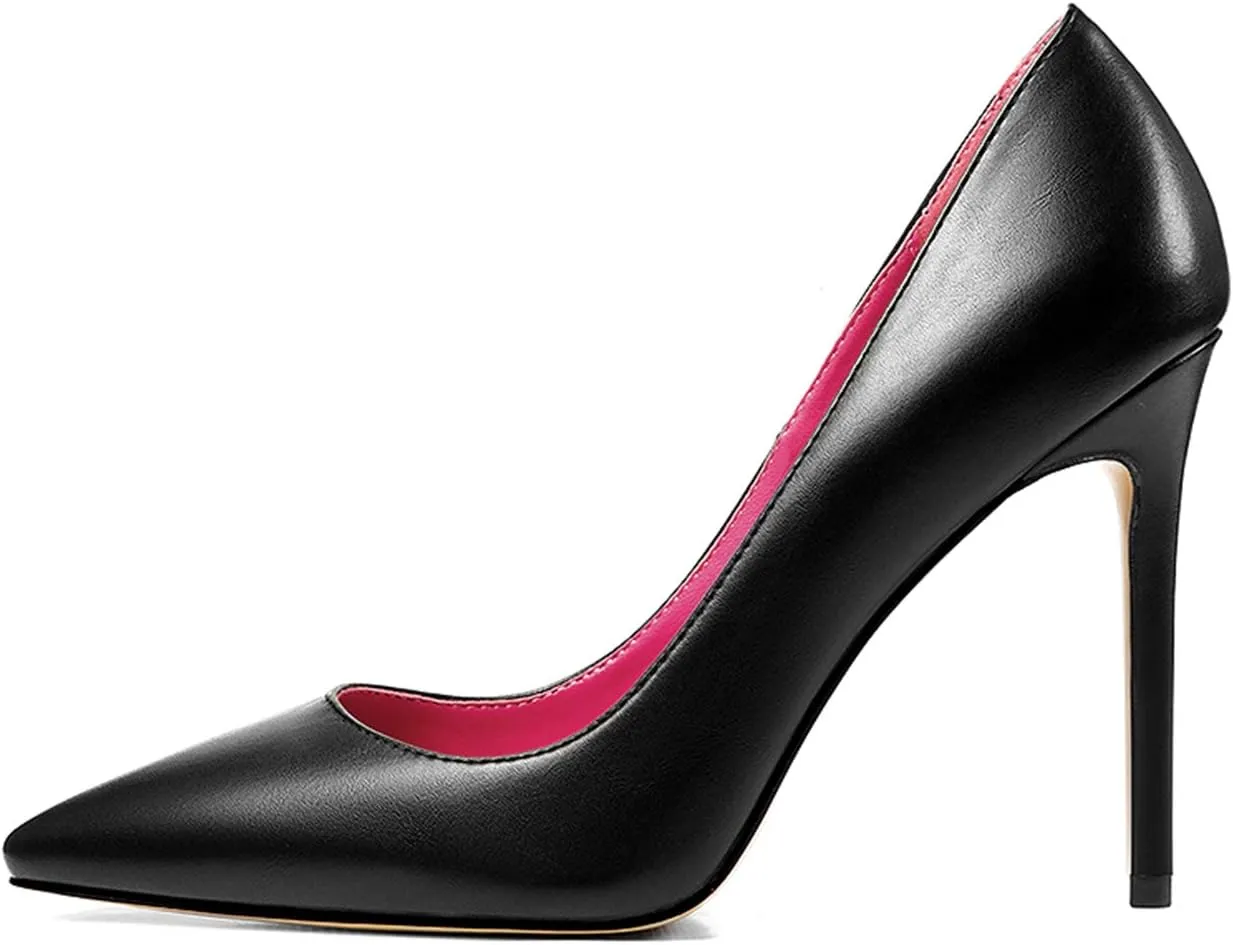 SAMMITOP Women's Classic Pointed Toe Stiletto High Heel Dress Pumps