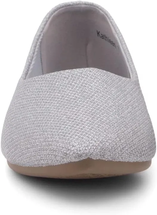 Shoe Land Womens SL-Kathleen Ballet Flats Pointed Toe Flat Shoes Classic Ballerina Comfort Dressy Shoes for Daily Work Office