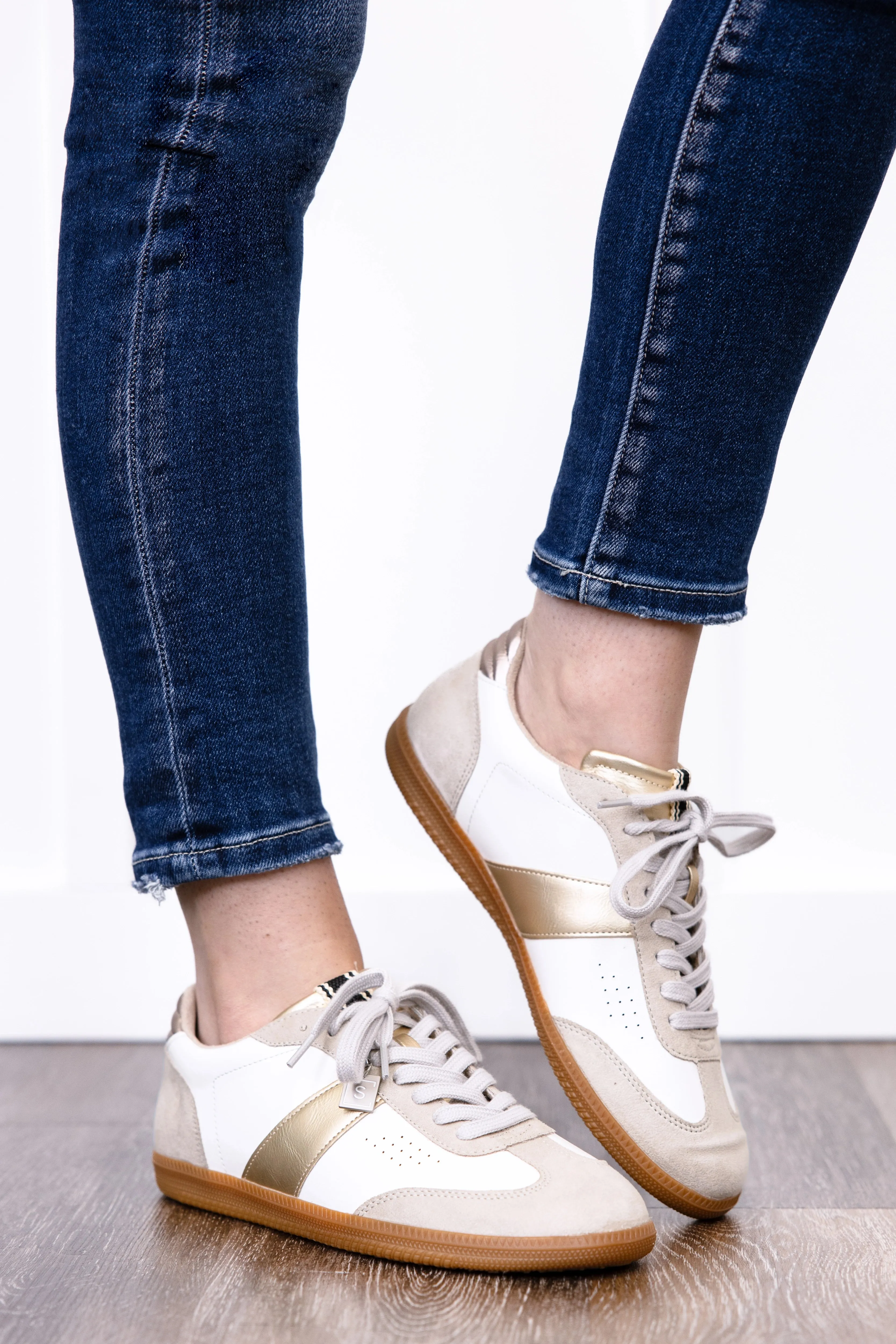 Shu Shop Sydney Women's Leather And Suede Sneaker