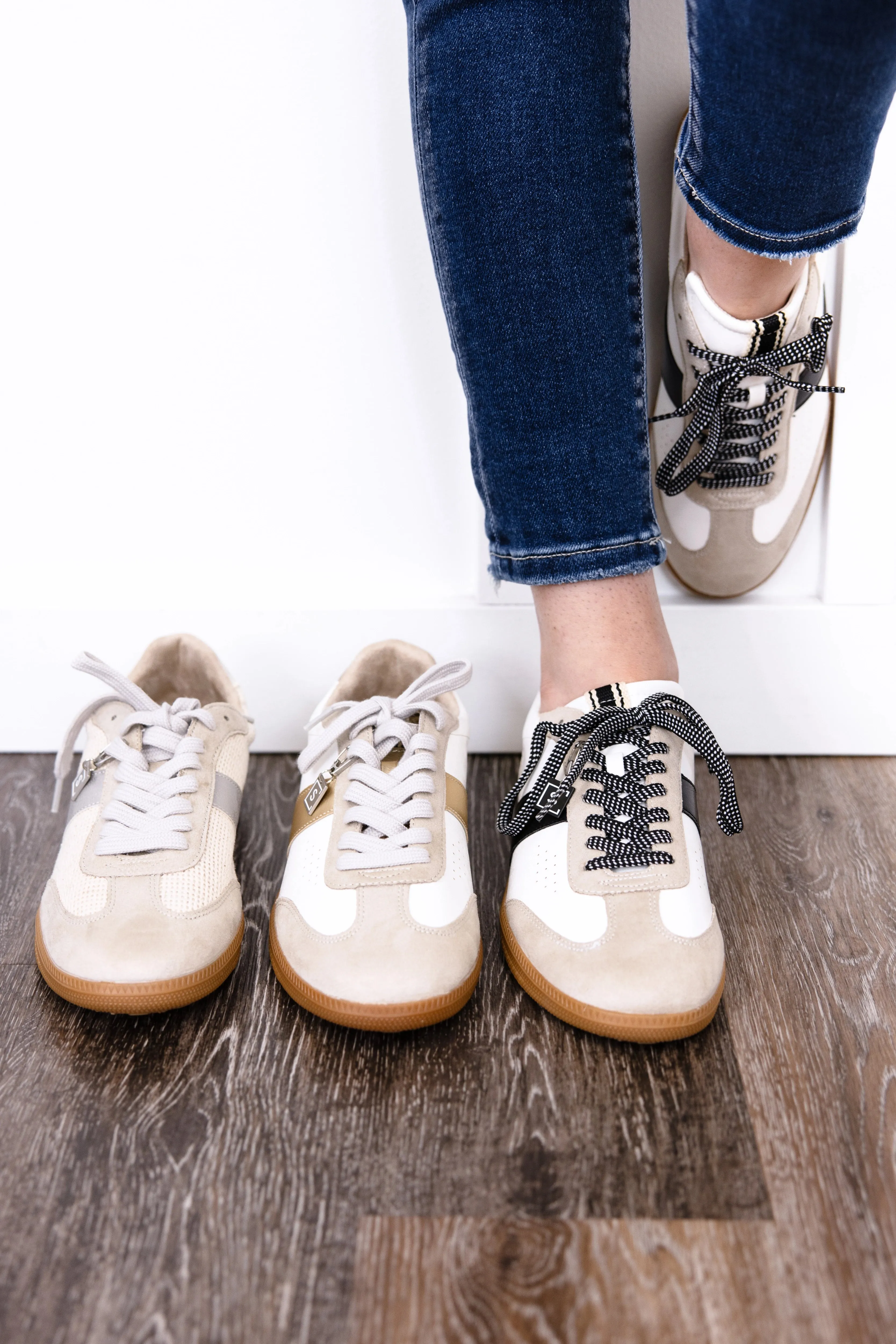 Shu Shop Sydney Women's Leather And Suede Sneaker