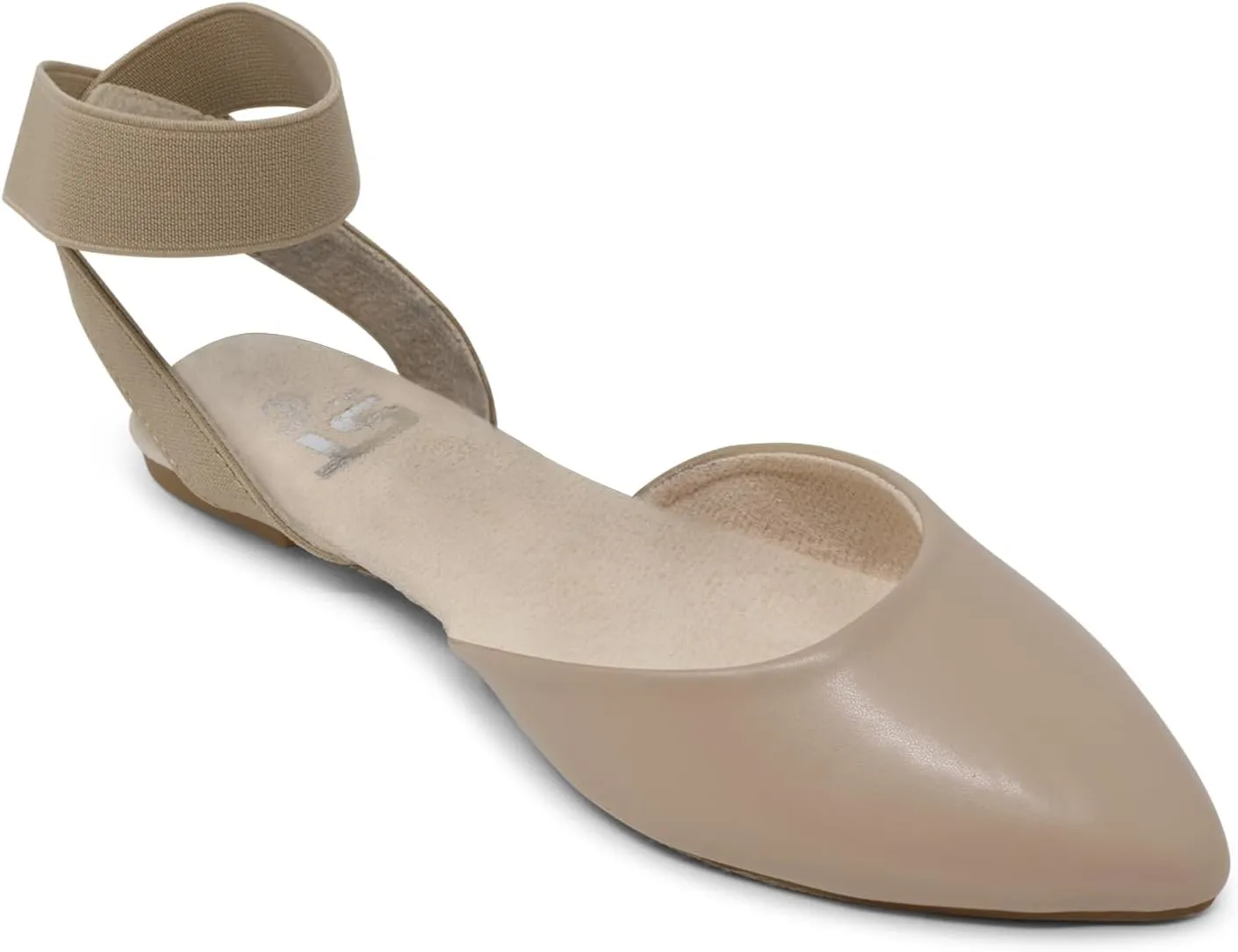 Silky Toes Foldable Flats for Women Dress Ankle Strap Shoes with Purse