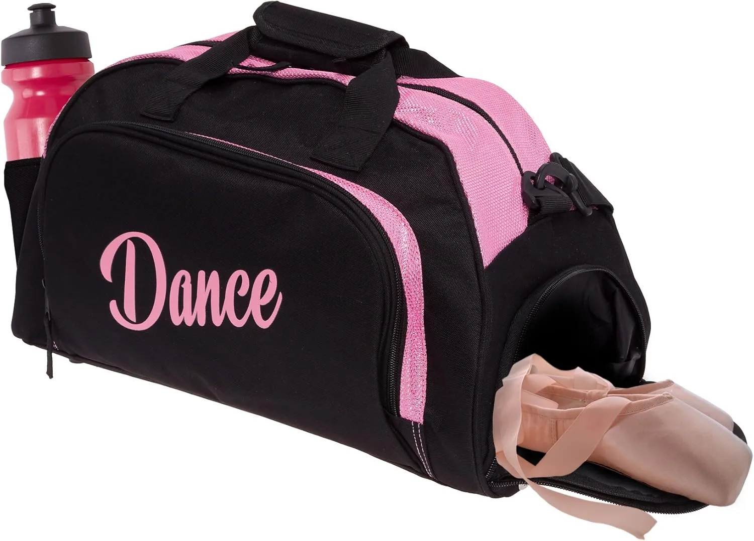 Silver Lilly Women's Nylon Dance Sport Duffel Gym Bag