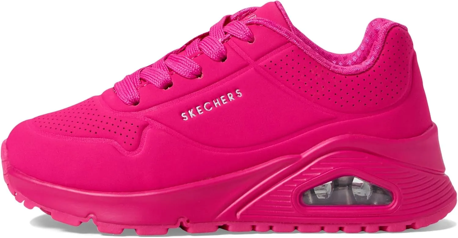 Skechers Kids Girl's Street Uno Gen1-Neon Glow Sneaker