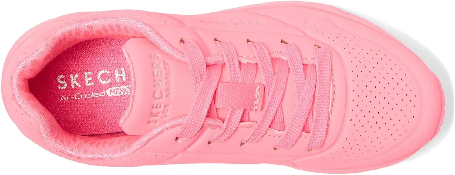 Skechers Kids Girl's Street Uno Gen1-Neon Glow Sneaker