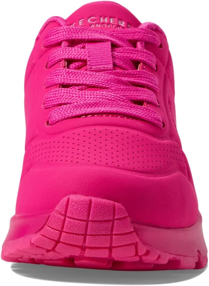 Skechers Kids Girl's Street Uno Gen1-Neon Glow Sneaker