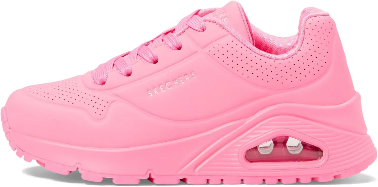 Skechers Kids Girl's Street Uno Gen1-Neon Glow Sneaker