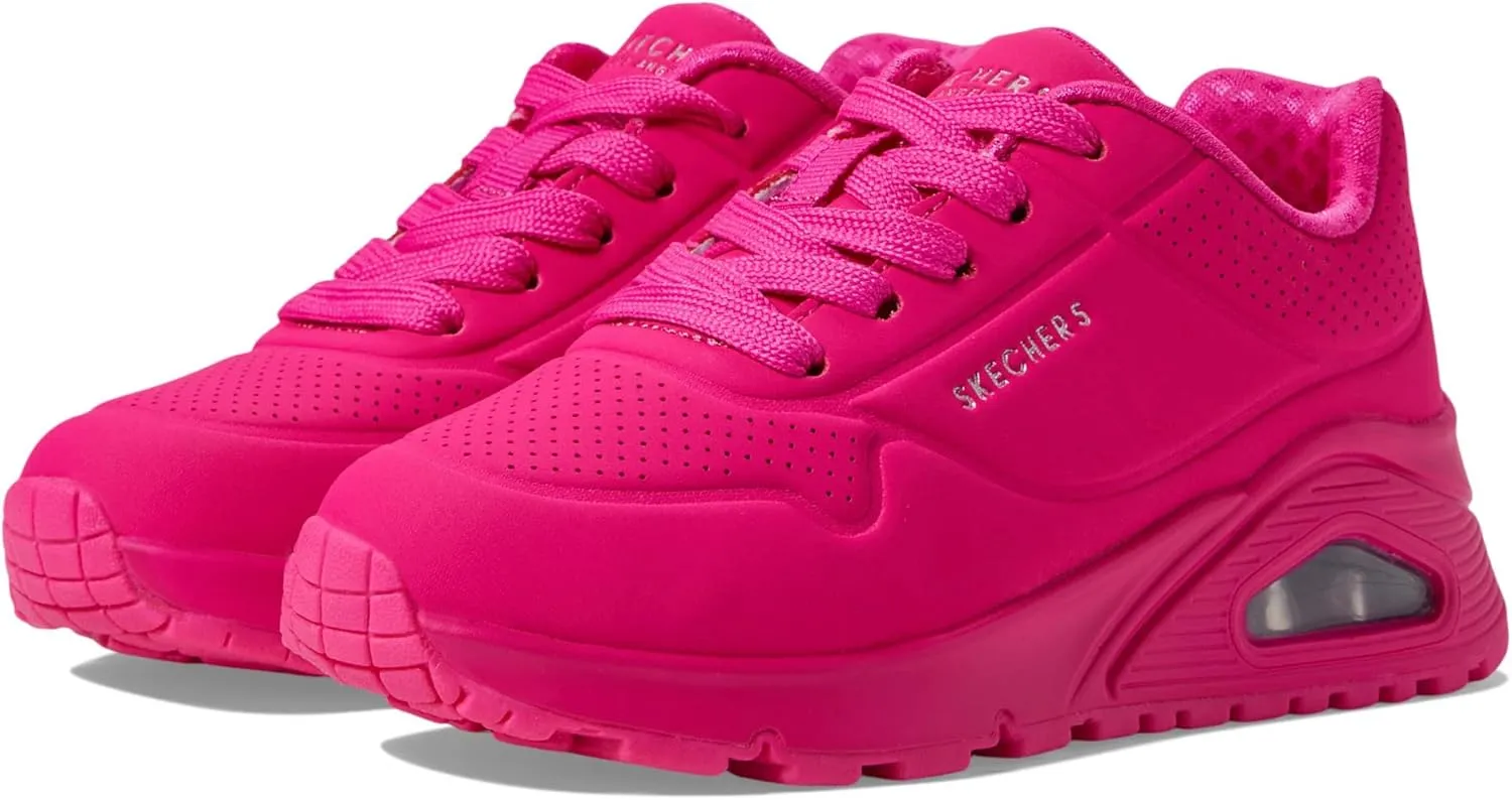 Skechers Kids Girl's Street Uno Gen1-Neon Glow Sneaker