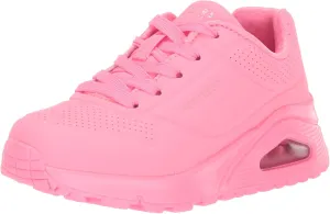 Skechers Kids Girl's Street Uno Gen1-Neon Glow Sneaker