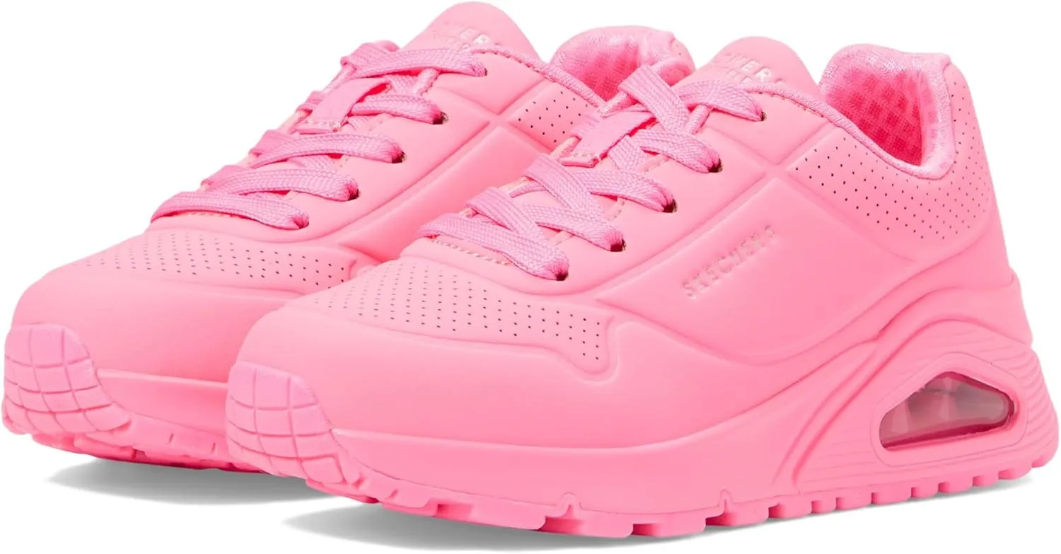 Skechers Kids Girl's Street Uno Gen1-Neon Glow Sneaker