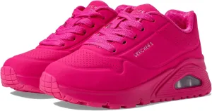 Skechers Kids Girl's Street Uno Gen1-Neon Glow Sneaker