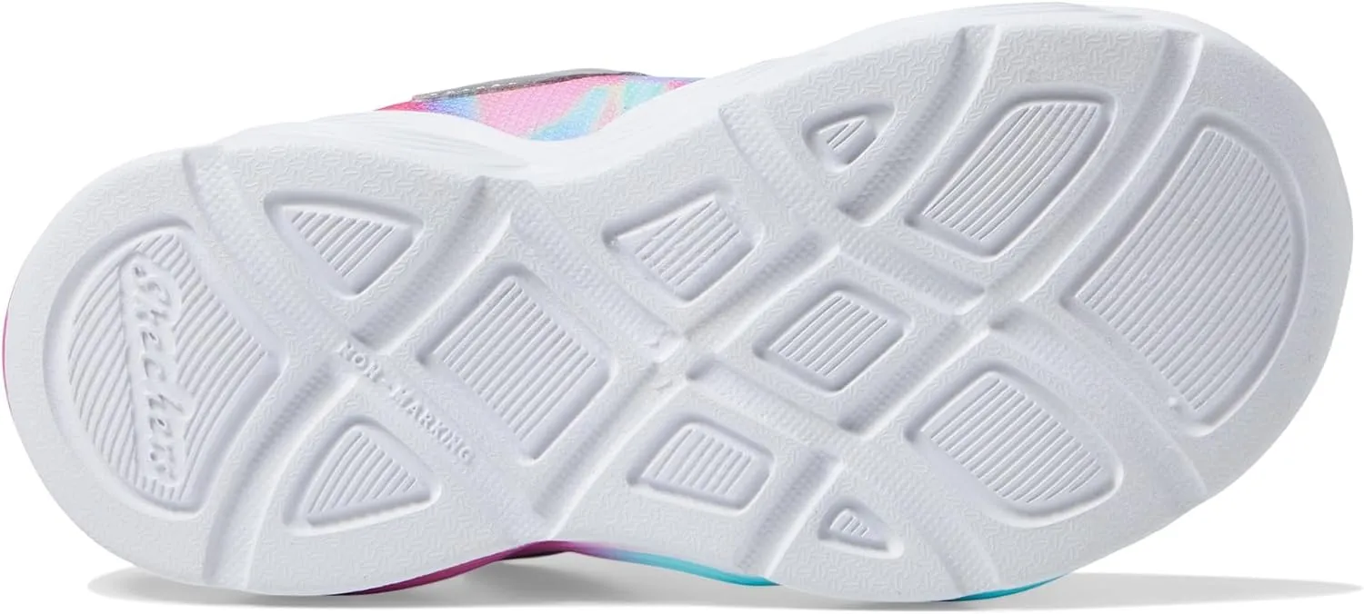 Skechers Kids Unisex-Child Twisty Glow-Sorbet Swirl Sneaker