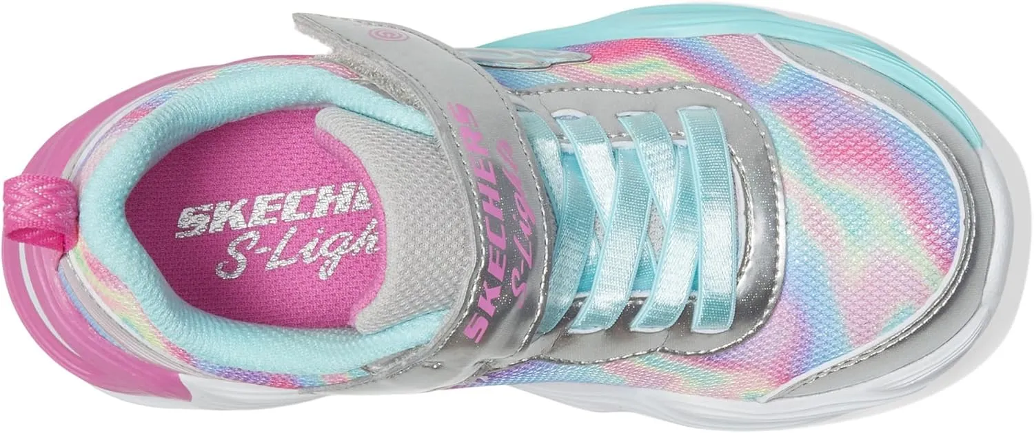 Skechers Kids Unisex-Child Twisty Glow-Sorbet Swirl Sneaker
