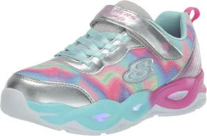 Skechers Kids Unisex-Child Twisty Glow-Sorbet Swirl Sneaker