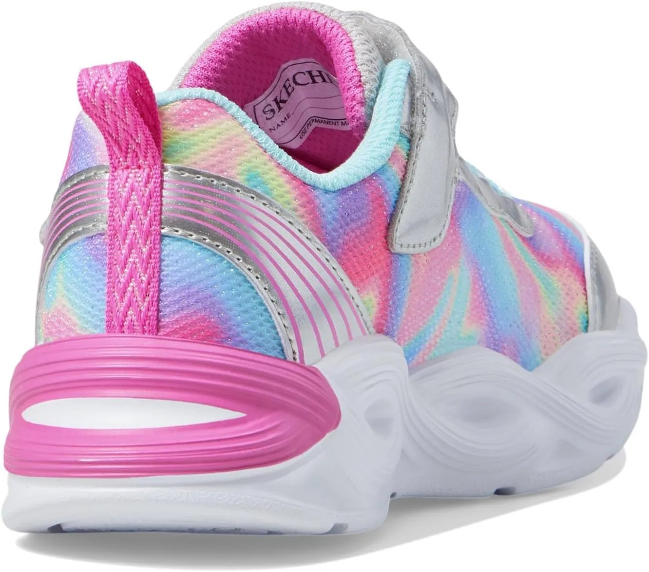 Skechers Kids Unisex-Child Twisty Glow-Sorbet Swirl Sneaker