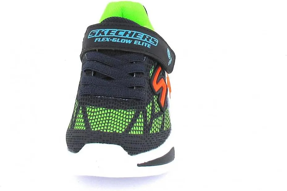 Skechers Unisex-Child Flex-Glow Elite-Vorlo Sneaker