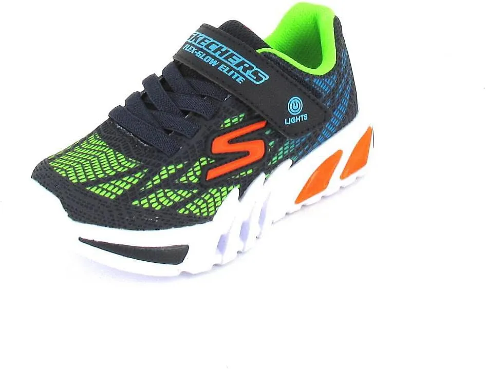 Skechers Unisex-Child Flex-Glow Elite-Vorlo Sneaker