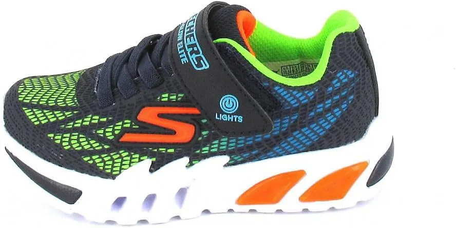 Skechers Unisex-Child Flex-Glow Elite-Vorlo Sneaker