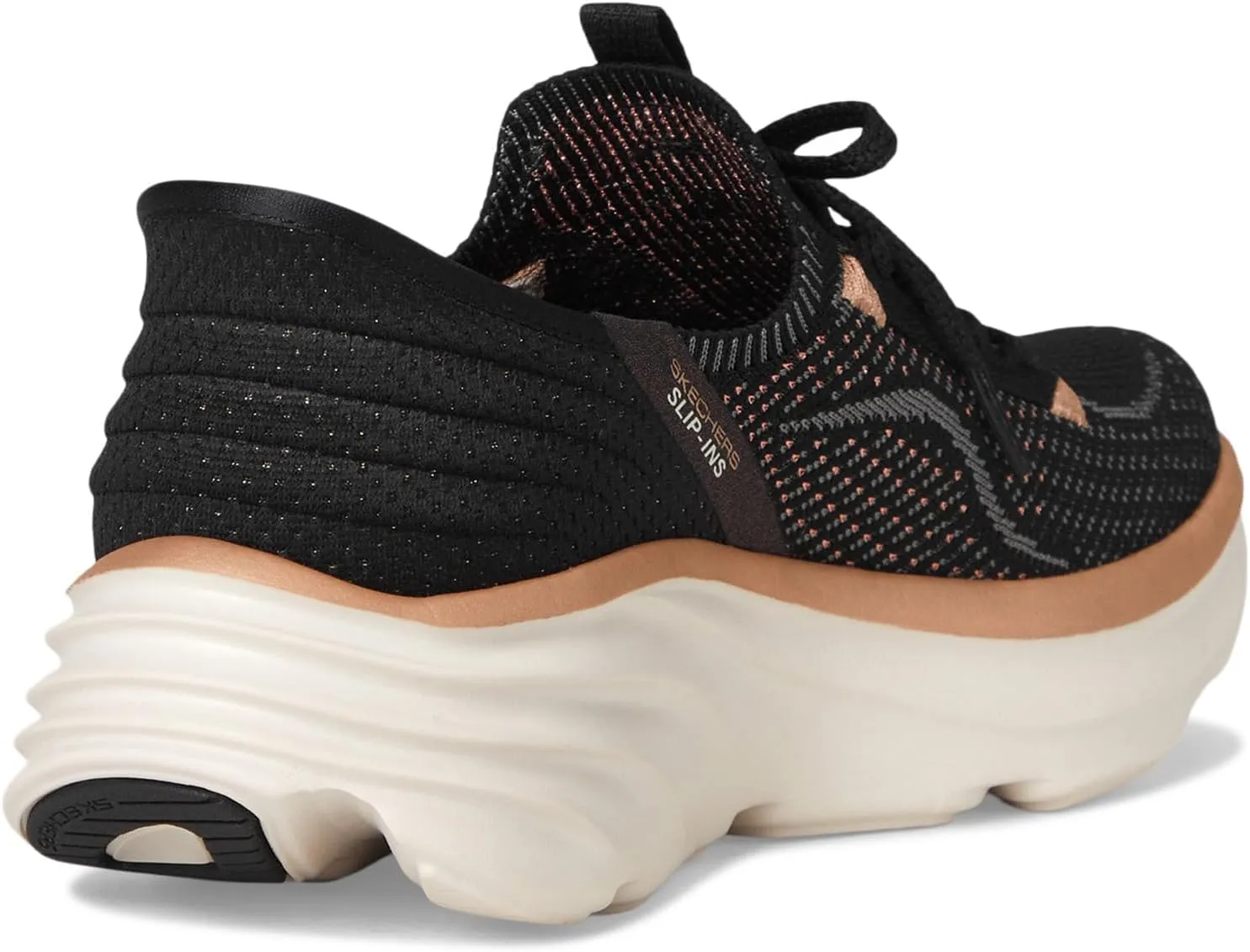 Skechers Women's D'lux Vapor-Evening Glow Hands Free Slip-ins Sneaker