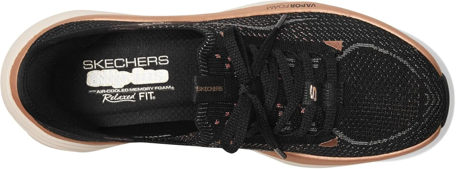 Skechers Women's D'lux Vapor-Evening Glow Hands Free Slip-ins Sneaker